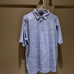 Men's George Sherman Dri-Fit Blue Polo Shirt size M